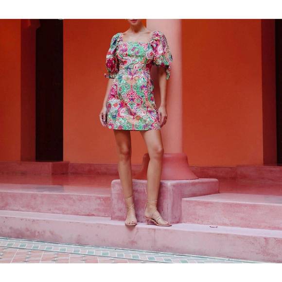 NEW CLEOBELLA nadine mini dress in panama - Picture 2 of 4